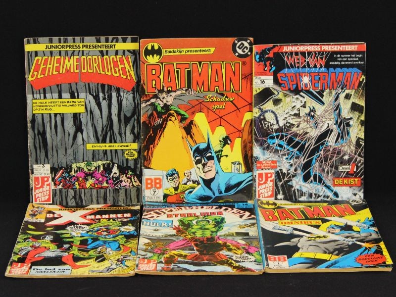 33 Vintage superhelden Comics - Verschillende Reeksen