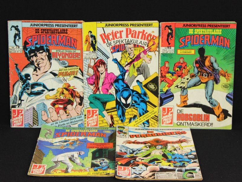 33 Vintage superhelden Comics - Verschillende Reeksen