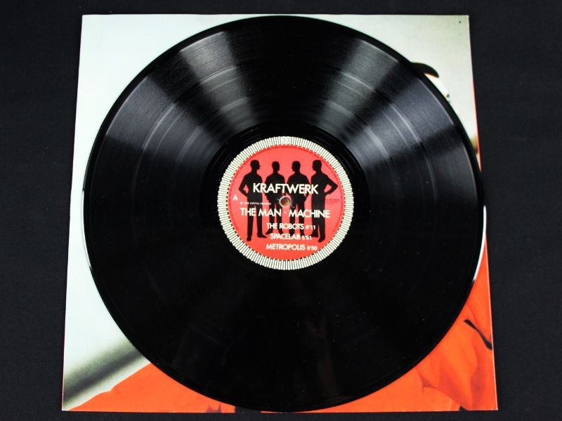 Vinyl lp van The Man Machine: Kraftwerk uit 1979
