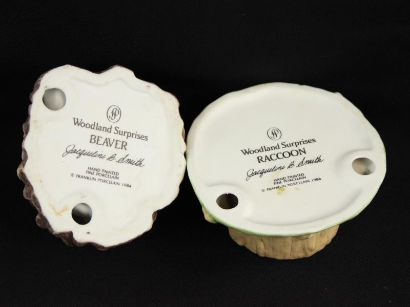 Woodland Surprises - Franklin Porcelain - Diertjes met Huisjes