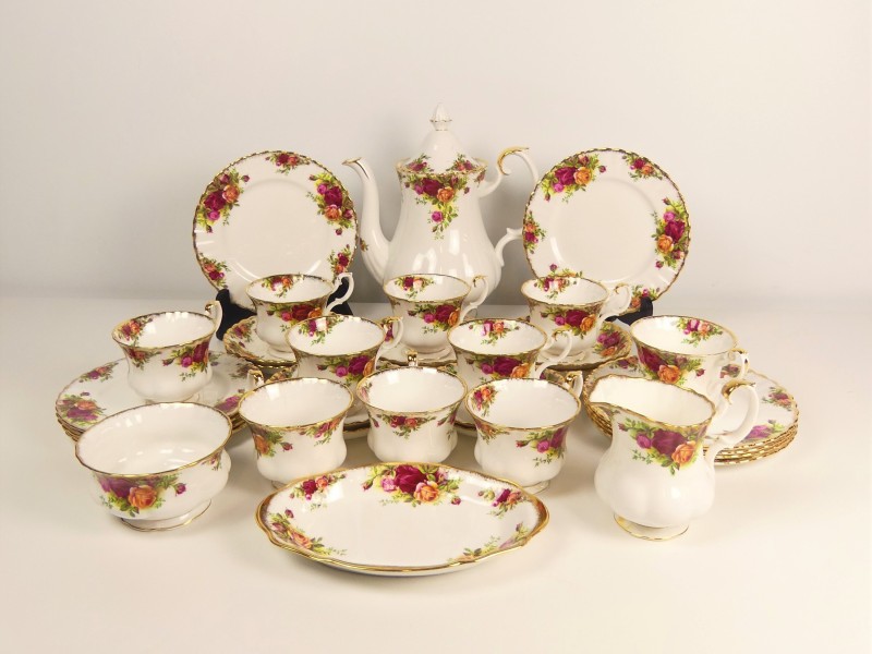 Vintage Thee Servies - Old Country Roses Engeland