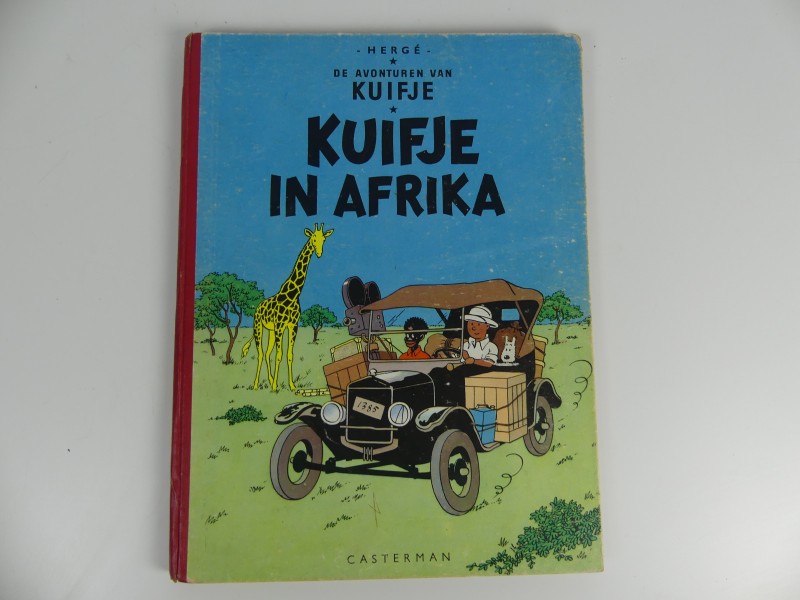 Vintage Hergé - Kuifje in Afrika – 1955