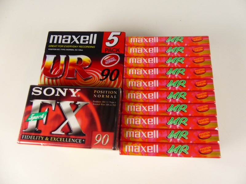 Sony + Maxell UR Cassettes
