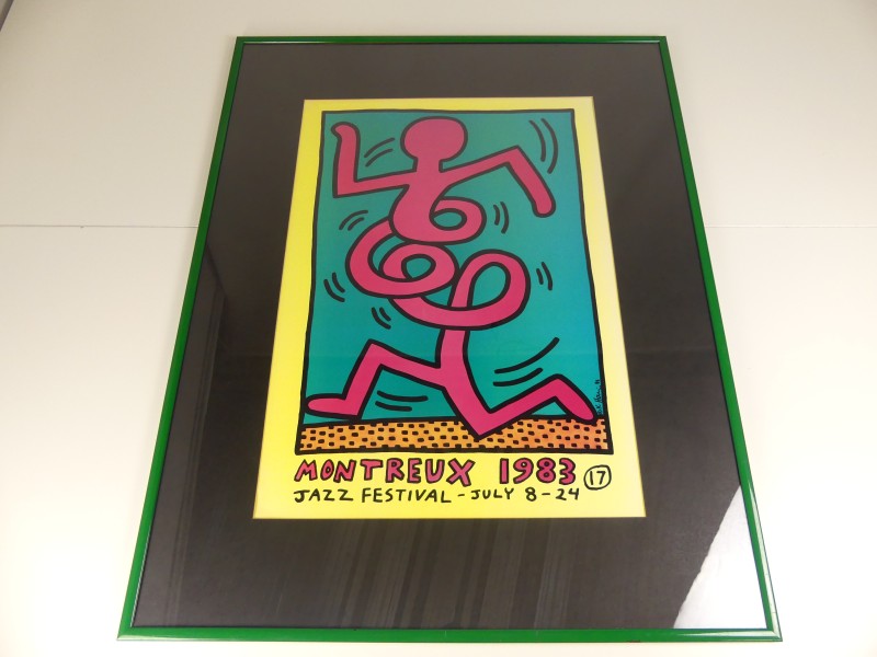 Keith Haring Montreux Jazz Festival Poster