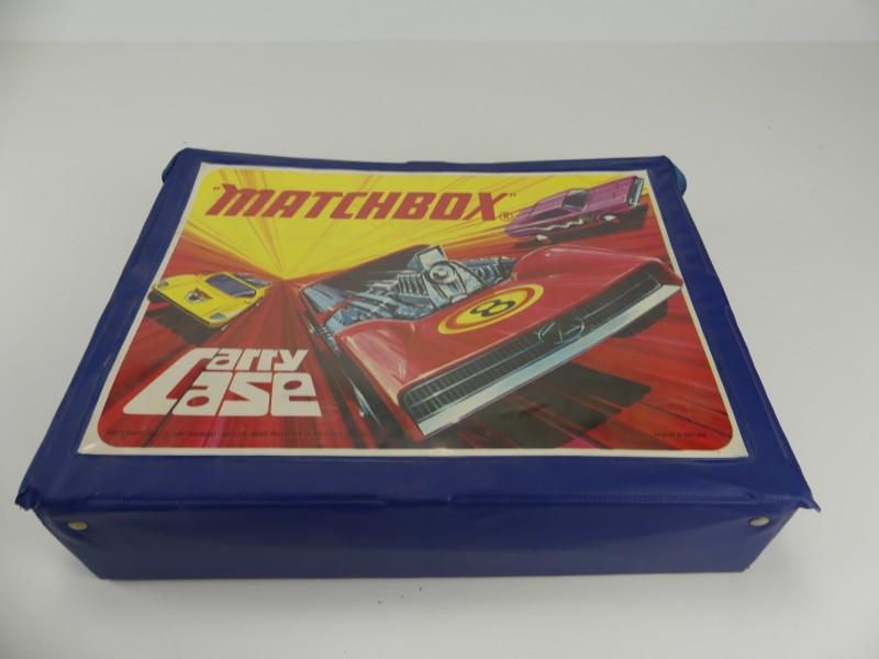 Vintage Matchbox in een koffer