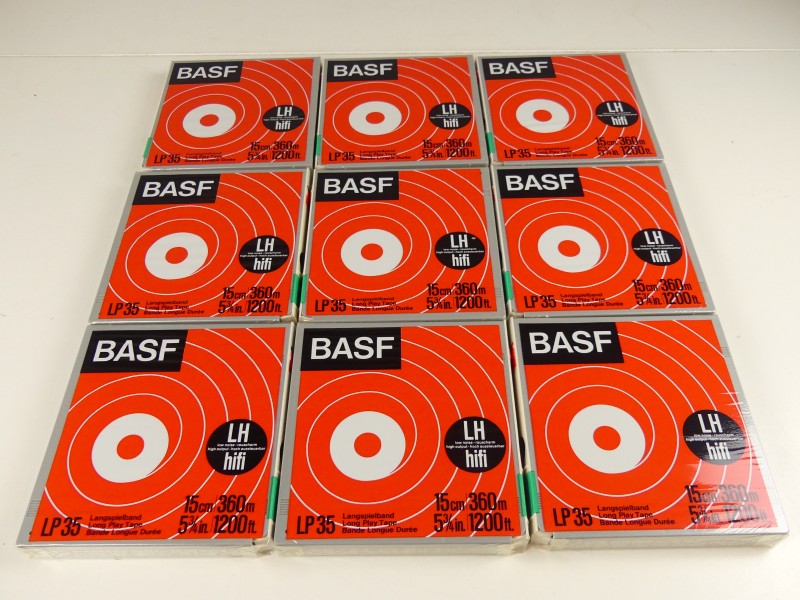 Doos met Audiobanden BASF