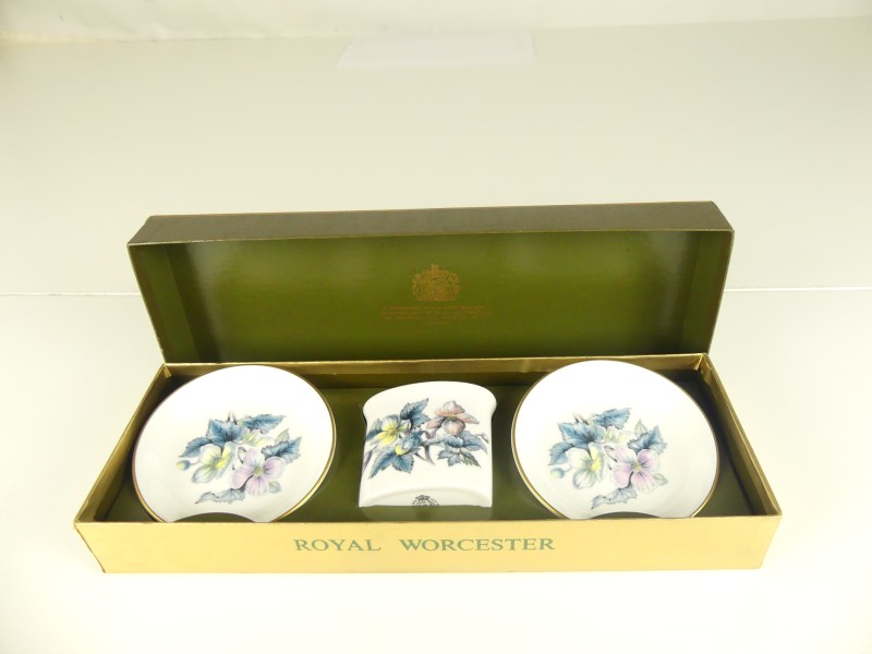 Porselein Floral set - China Royal Worcester England