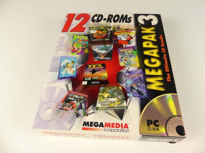 Vintage PC Megamedia Mega Pack3 12 cd-roms