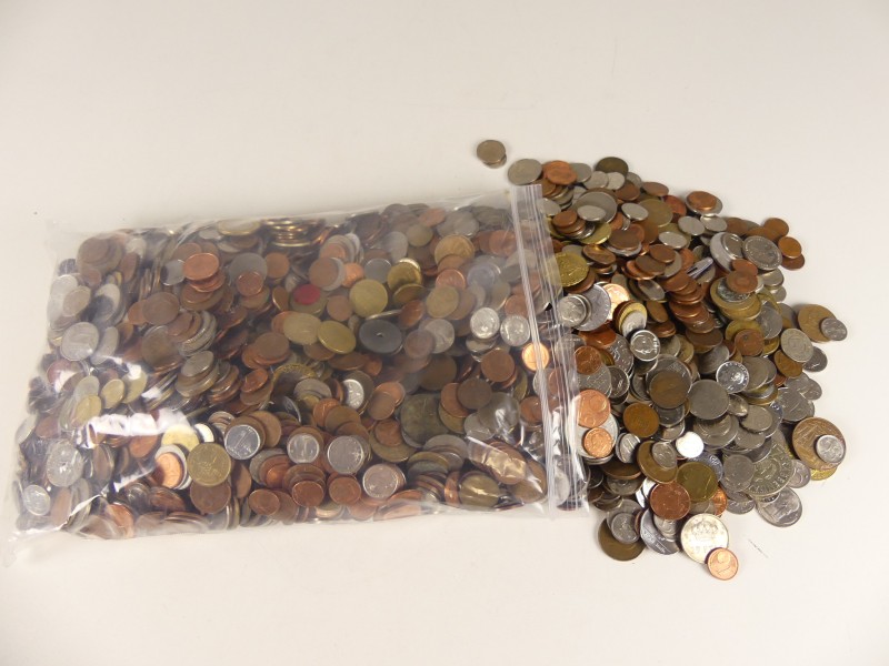 Vintage oude munten - globaal  - 10 kg