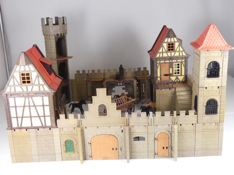 Playmobil kasteel + middeleeuwse herberg 1977