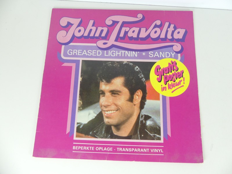 John Travolta 2 LP's - Travolta Fever - Greased Lightning