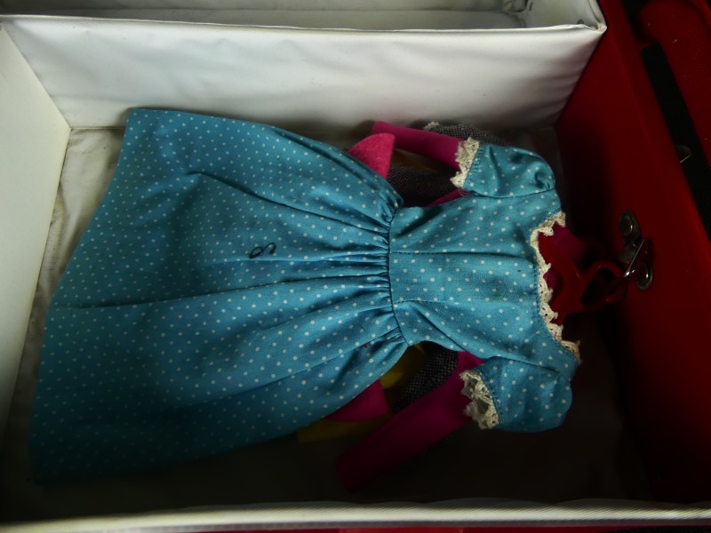 Vintage Koffer Barbie met diverse (1)