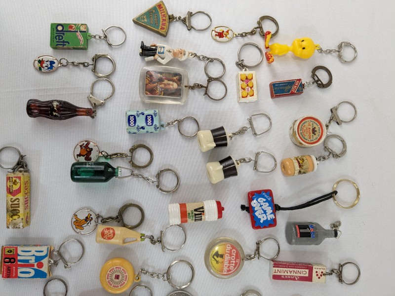 Lot vintage sleutelhangers