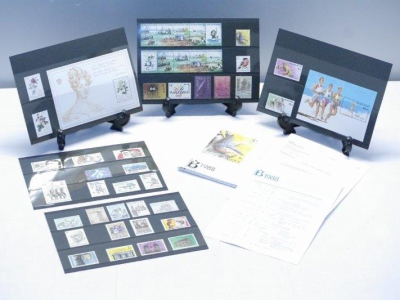 Jaarcollectie 1988- Belgische ongestempelde postzegels