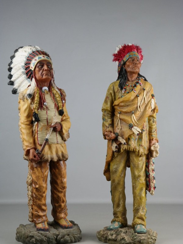 2 indianenfiguren