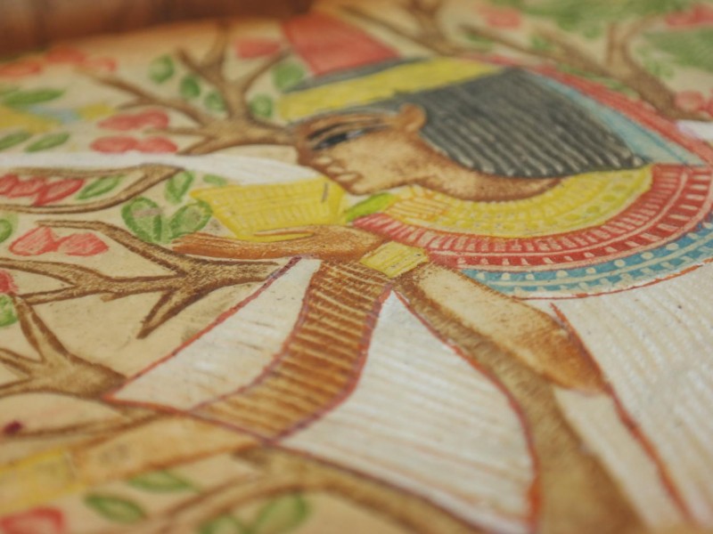 Osiris Papyrus prenten met certificaat