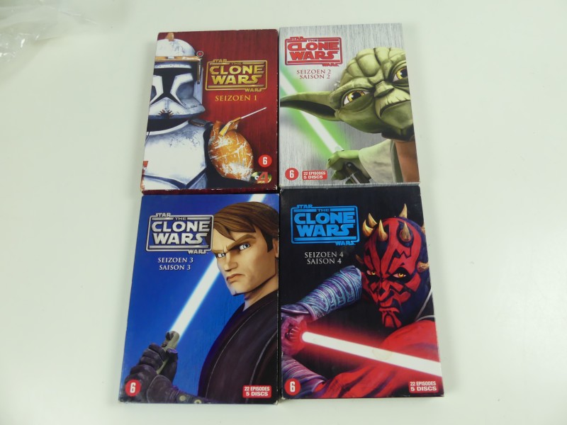 Uniek lot Star Wars DVD The Clone Wars