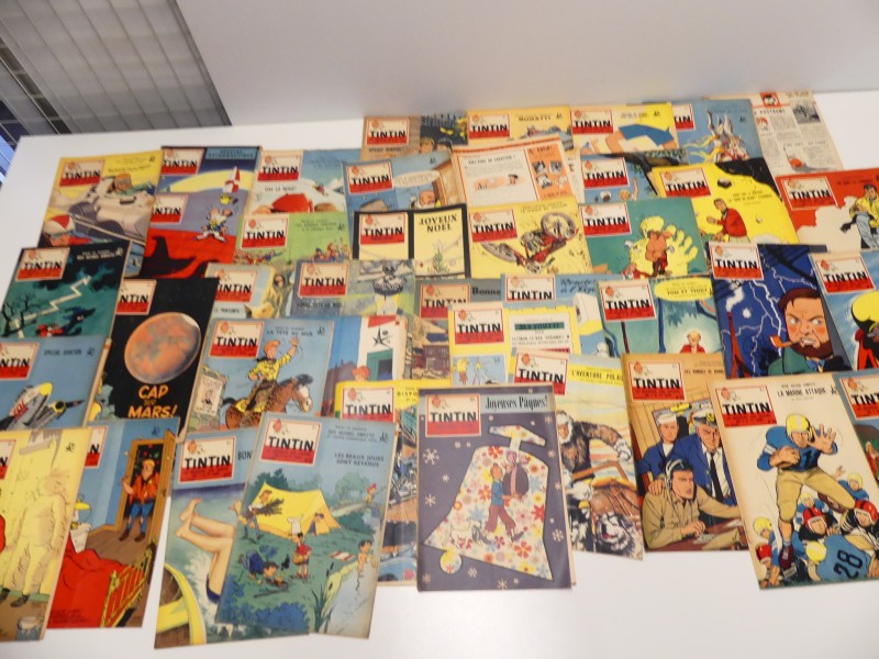 Vintage – weekblad Tintin (Kuifje) -  46 nummers van 1958 – Belgische versie