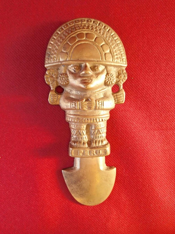 Koperen ornament uit Peru