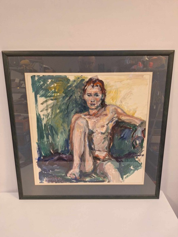 Schilderij van een naakte jongeman - Janssens '95