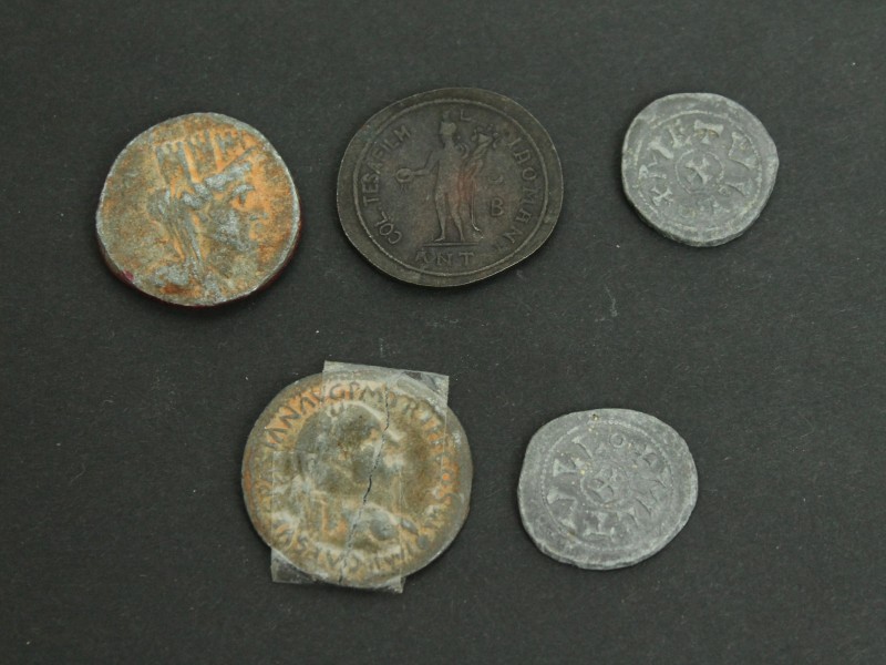 Lot van 5 oude munten