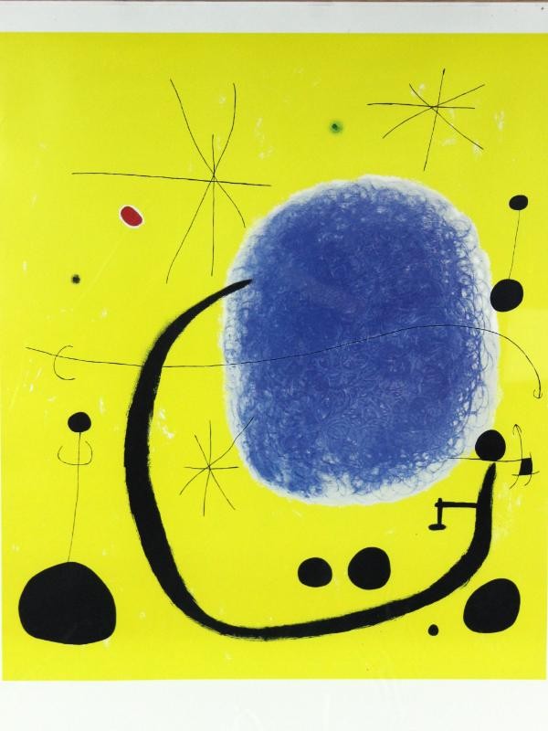 Knappe museumdruk Joan Miró -  dupl. L'or de l'azure uit 1967