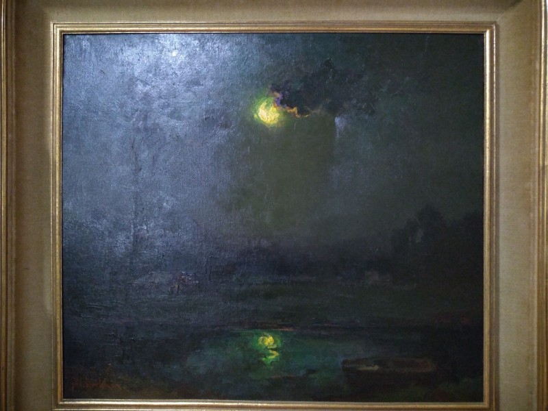 Schilderij Nachtlandschap