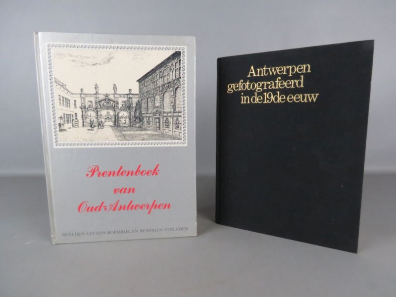 2 boeken Antwerpse prenten