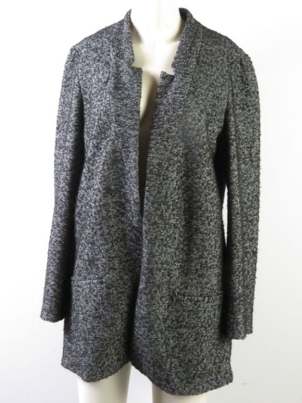 Donker grijs driekwart vest van "Zara" maat S