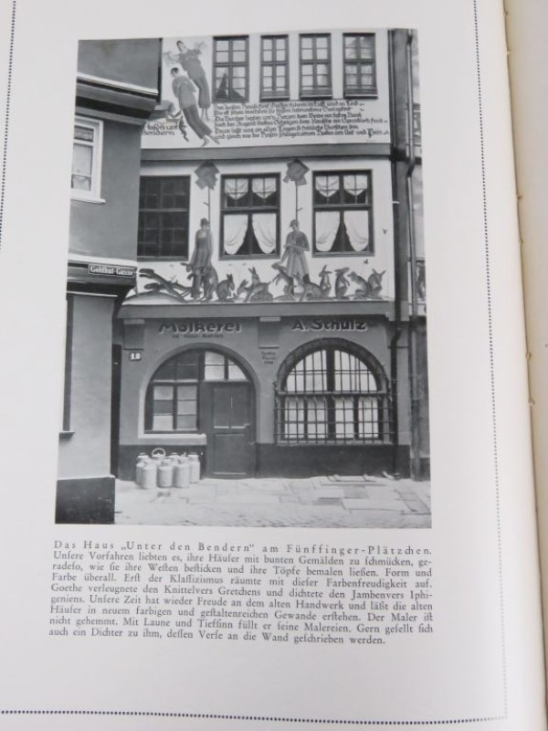 Duitstalig naslagwerk "Oud Frankfurt in beeld" 1931.