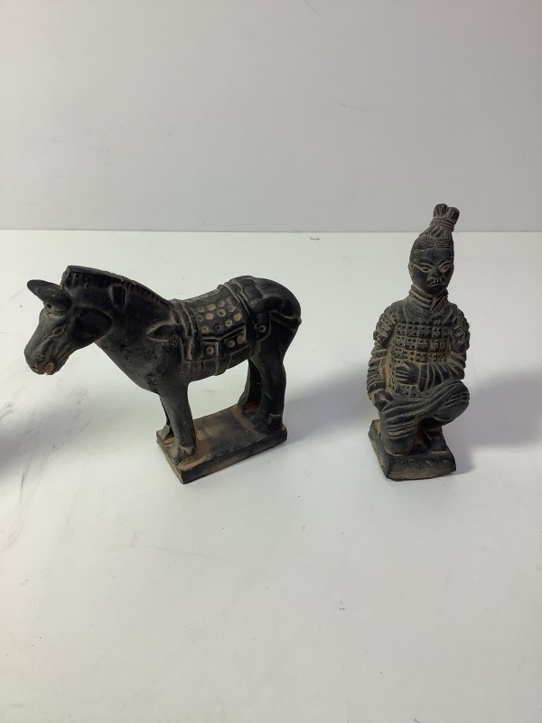 set replicas van het terracotta leger uit Xi'an in China