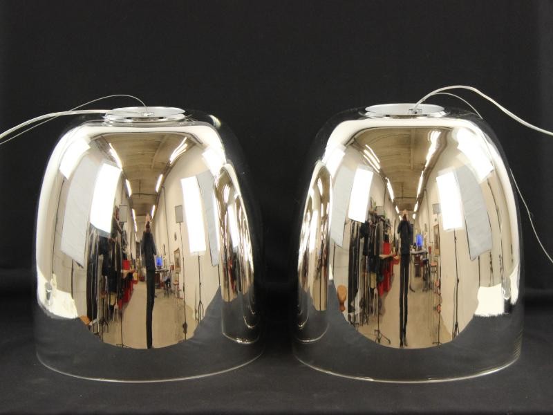 2 Hanglampen Prandina Notte S5 (Spiegeluitvoering)