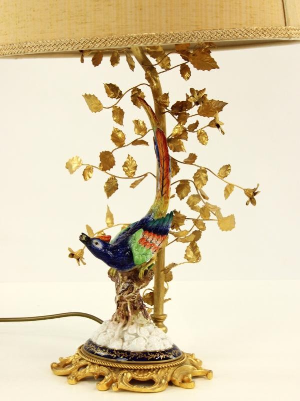 Italiaanse tafellamp met exotische vogel - Giulia Mangani