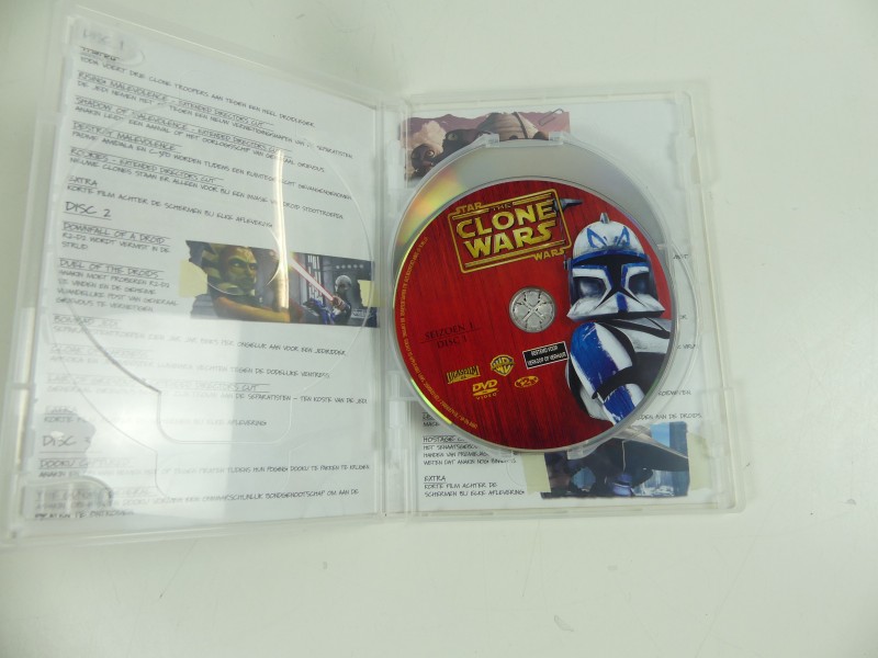 Uniek lot Star Wars DVD The Clone Wars