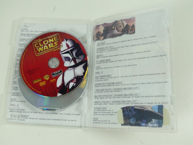 Uniek lot Star Wars DVD The Clone Wars