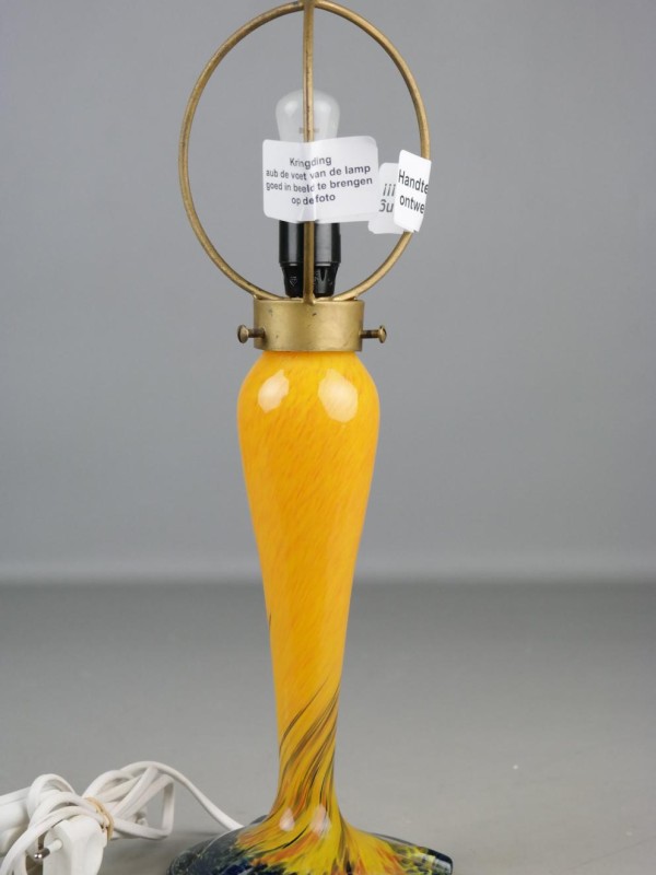 Vintage glazen lamp