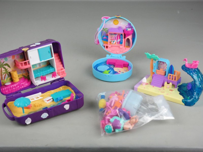 Mini Polly Pocket verzameling gemerkt "Mattel"