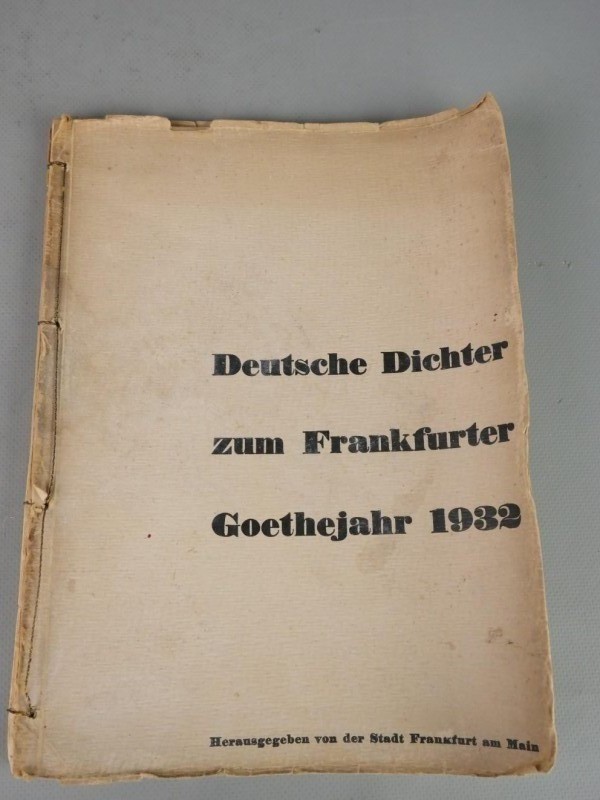 Vintage Duits gedichtenboek 1932