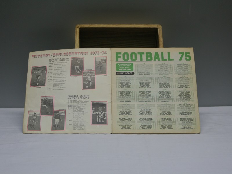 Panini stickeralbum "Football 75", volledig ingeplakt (Art. nr. 624)