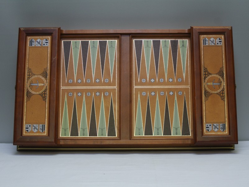 Franklin Mint - Het Excalibur backgammon spel (Art. nr. 645)