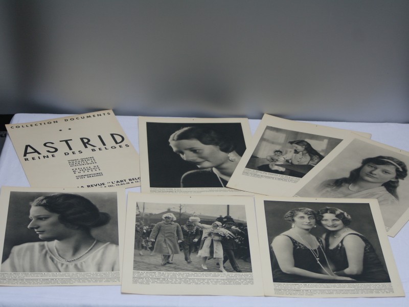 "Astrid, reine des Belges. L'album du souvenir, 24 documents inédits et historiques - Uitgever L'Art Belge, 1935/1936" (Art. 679)