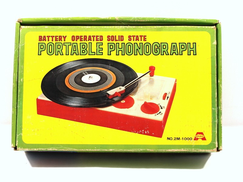 Asahi Phonograaf op batterijen