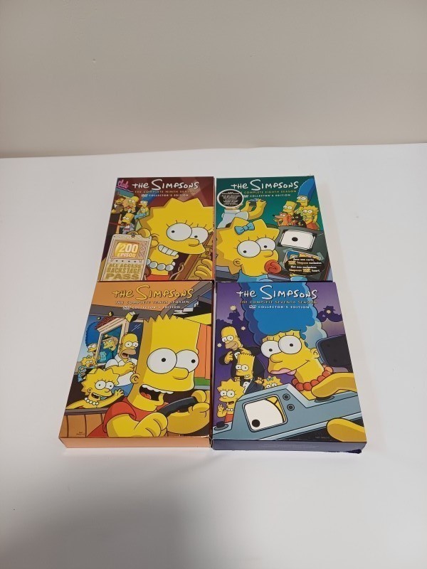 14 DVD boxen van The Simpsons