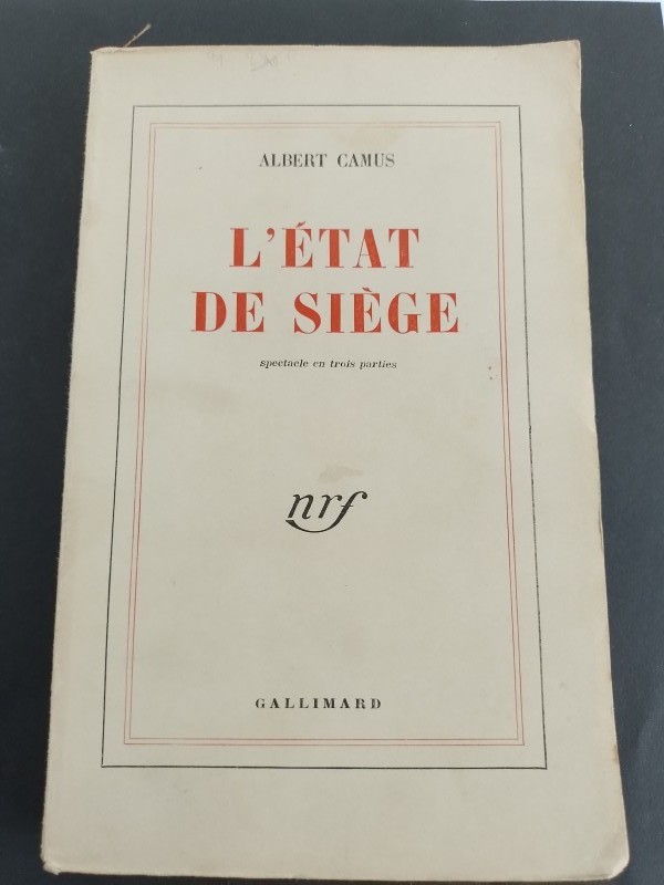 L' etat de siège - Albert Camus