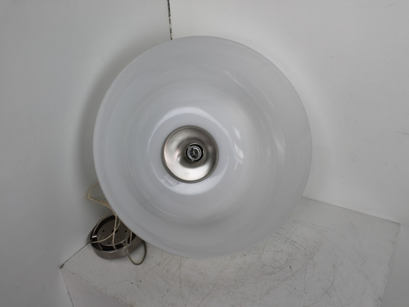 Grote witte hanglamp glas