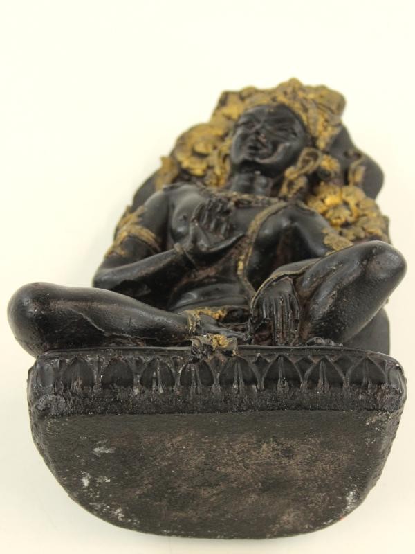 Knap, vintage stenen beeld Boeddha