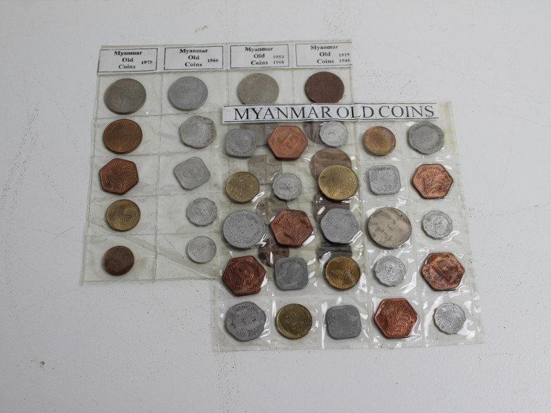 Oude munten MYANMAR