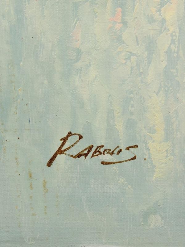 Stil leven van Rabous op losse canvas
