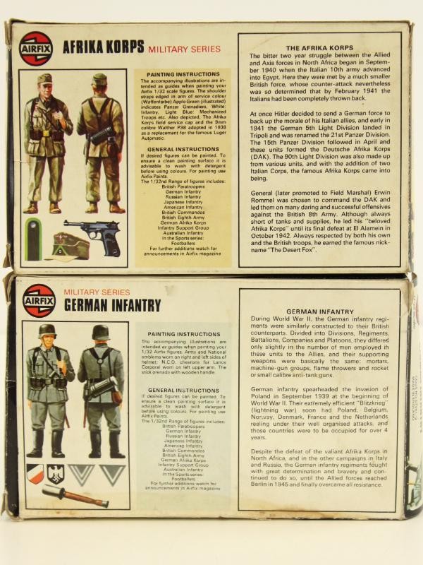 Vintage Airfix collectie 'Military Series' 1/32 in OVP - 8 dozen