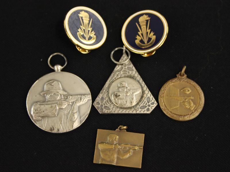 Groot lot met militaire medailles en eretekens - 81 stuks